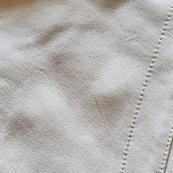 Vintage Terry Lewis White Leather Blazer S - Picture 14 of 14